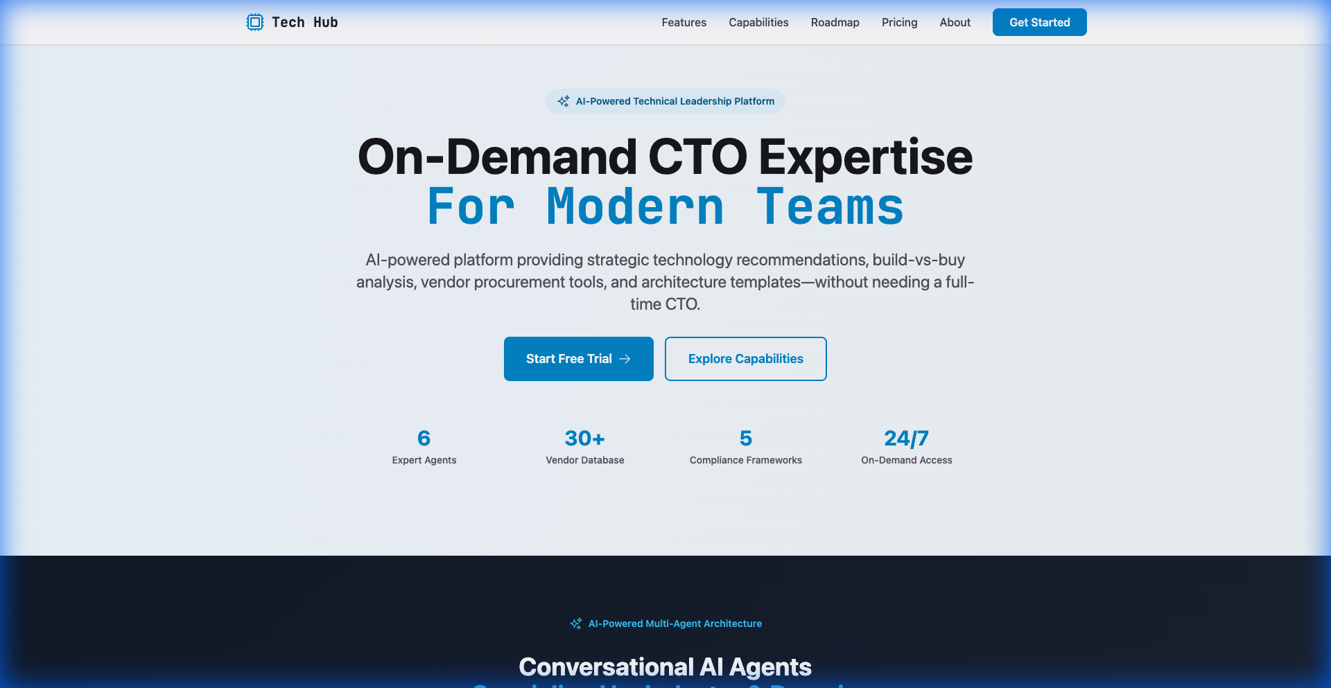 Tech Hub Strategy Dashboard